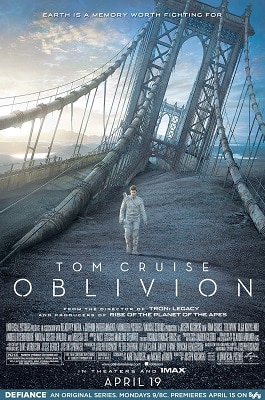 Sci-fi conspiracy thriller movies OBLIVION