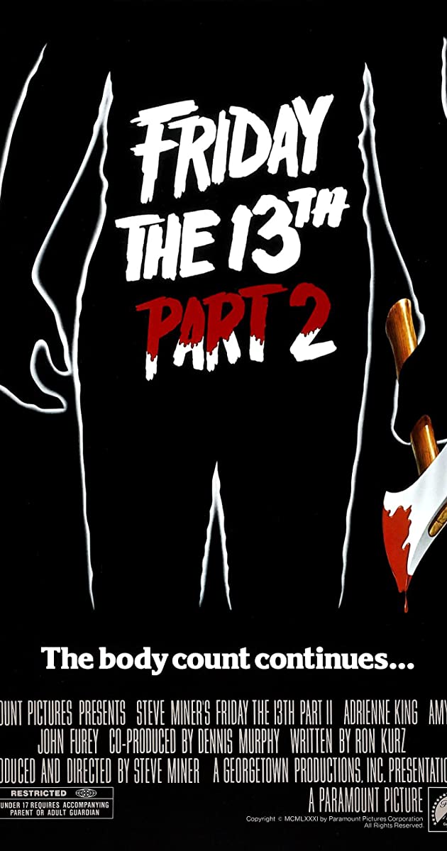 Slasher Horror Girl FRIDAY THE 13th PART 2